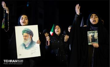مراسم عزاداری شهادت رهبر انقلاب اسلامی در میدان شهدای هفتم تیر 28