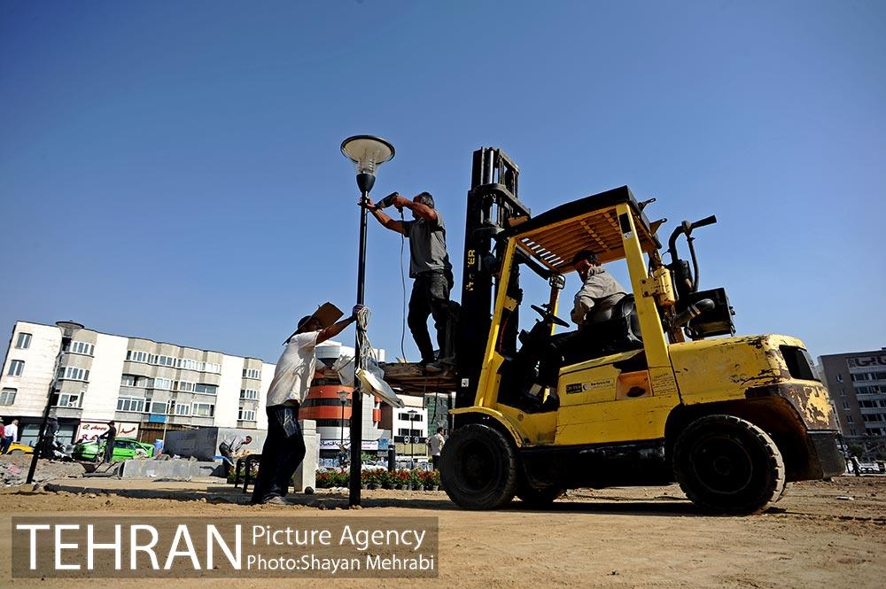 پروژه ساماندهی میدان هفتم تیر در آستانه بهره برداری 23