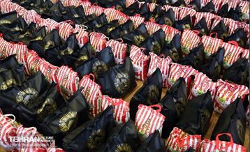 آئین اهدا 1100 بسته معیشتی در منطقه 3 شهرداری تهران 14