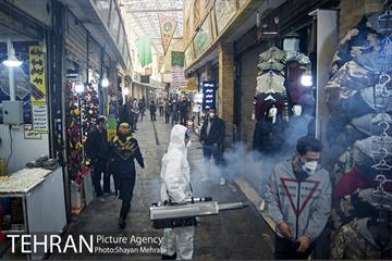 ضدعفونی و پاکسازی بازار تجریش 20