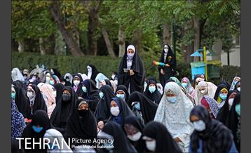 نماز عید فطر در دانشگاه تهران 7