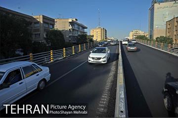 بازگشایی نیمه جنوبی پل کریمخان 8