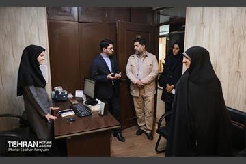 بازدید اعضا شورای شهر از مرکز ارتباطات شهرداری تهران 10