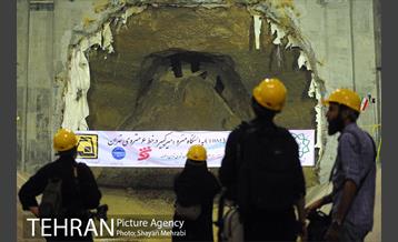 مراسم ورود ماشین حفاری(TBM) به ایستگاه مترو امیرکبیر در خط 6 متروی تهران 22