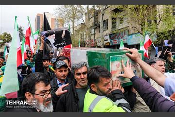 تشییع پیکر مطهر پاکبان شهید «حسن خیران»