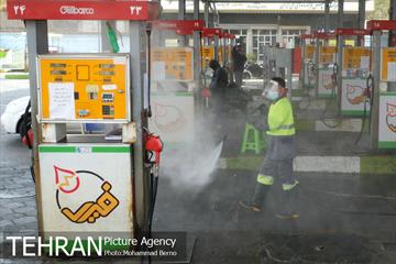 عملیات ضدعفونی المان های شهری منطقه 6 19