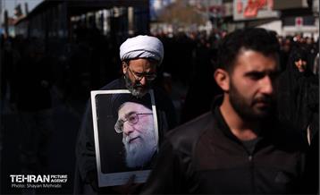 اجتماع مردم تهران در پی شهادت رهبر انقلاب - 1 1