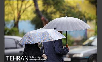 بارش باران پاییزی در تهران 19