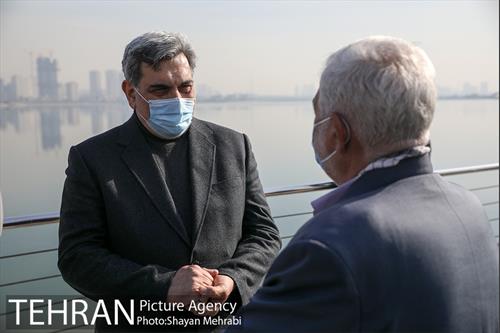 بازدید صبح گاهی شهردار تهران از مجموعه دریاچه شهدای خلیج فارس 16