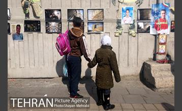 دومین سالگرد شهدای پلاسکو در محل این واقعه 25