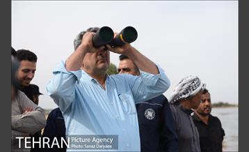 بازدید شهردار تهران از منطقه سیل زده پل سبحانیه دشت آزادگان 26