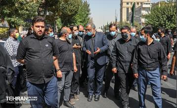 حضور شهردار تهران در مراسم پیاده روی جاماندگان اربعین حسینی 15