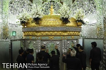 عزاداری عاشورای حسینی در حرم حضرت عبدالعظیم(ع) با حضور دکتر روحانی و دکتر نجفی 8