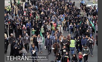 پیاده روی اربعین حسینی شهر تهران 1