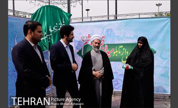 آیین رونمایی از تابلوی میدان قمر بنی هاشم (ع) 11