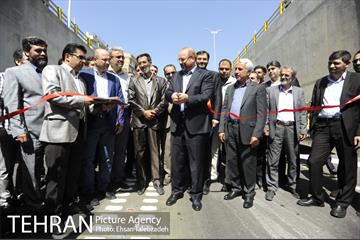 آیین افتتاح زیرگذر و تونل شهید ضربعلی زاده با حضور شهردار تهران 4