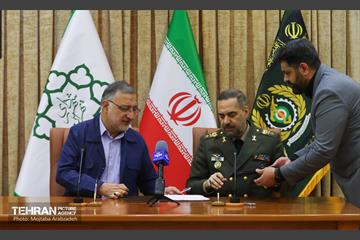 امضای تفاهم‌نامه‌ همکاری شهرداری تهران و وزارت دفاع 24