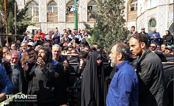 تشییع پیکر شهید آتش‌نشان «قریب رضا دارابی» -1 3