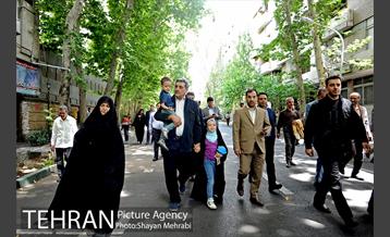 حضور شهردار تهران در راهپیمایی روز قدس 3