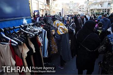 بازار خیابانی در آستانه نوروز 1