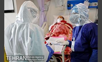 بخش بیماران کرونایی بیمارستان بوعلی 7