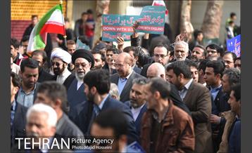 حضور دکتر قالیباف در راهپیمایی 22 بهمن 4