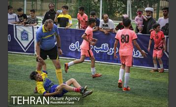 اختتامیه مسابقات فوتبال خیابانی جام رمضان ۱۴۰۰ در محله هرندی 15