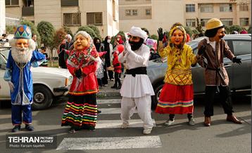 آیین محله تکانی در شهرک بیمه 4