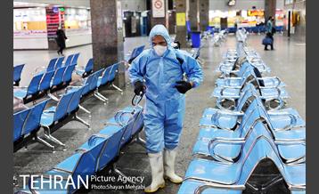 ضد عفونی پایانه مسافربری غرب 46