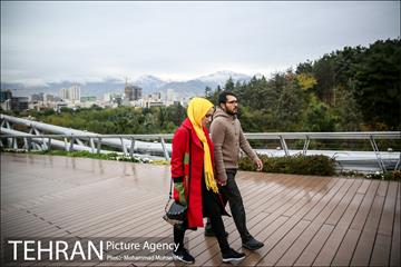 بارش باران پاییزی در تهران 17