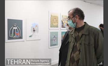 بازدید مدیران شهری و اعضای شورای شهر تهران از نمایشگاه تهران از منظر هنرمندان-4
