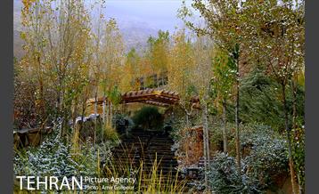 بارش پاییزی برف در ارتفاعات بوستان کوهستانی آبشار تهران‎ 21