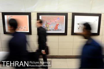 نمایشگاه عکس روز قدس در مترو تهران 10