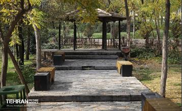 طبیعت پاییزی باغ راه فدک تهران 25