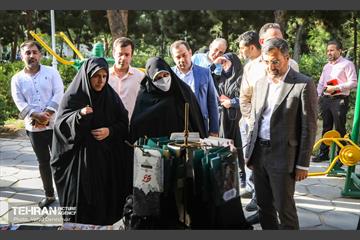 بازدید نرگس معدنی پور از منطقه 17