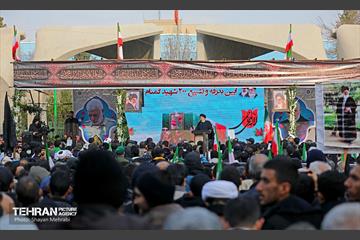 تشییع پیکر ۲۰۰ شهید گمنام دفاع مقدس در تهران 23
