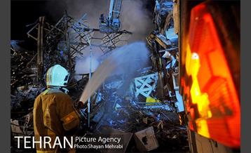 امداد رسانی شبانه در حادثه پلاسکو 28