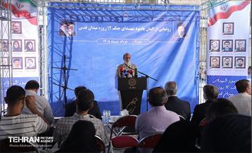 رونمایی از المان یادبود شهدای جنگ 12 روزه میدان قدس 23