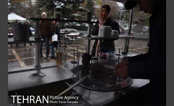 بارش برف پاییزی در تهران 3