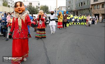 آیین محله تکانی در شهرک بیمه 16