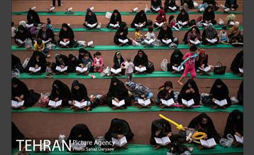 اجرای کرسی های تلاوت قرآن ویژه ماه مبارک رمضان در میدان امام حسین 11