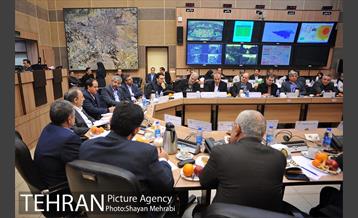 جلسه شورای هماهنگی ستاد مدیریت بحران با حضور دکتر نجفی شهردار تهران 2