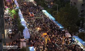مهمانی ۱۰ کیلومتری عید غدیر در تهران - 2 16
