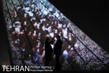 ویدئومپینگ و نور افشانی میدان آزادی به مناسب سالروز پیروزی انقلاب اسلامی 11