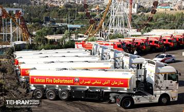 رونمایی از تجهیزات جدید سازمان آتش نشانی تهران  27