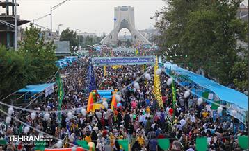 مهمانی ۱۰ کیلومتری عید غدیر در تهران 52