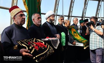 آیین اهتزاز پرچم گنبد ائمه اطهار "گنبد عاشقی" 9