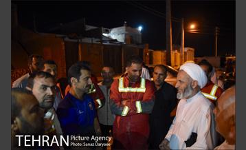 عملیات تخلیه کامل آب شهرک مسکونی پیام اهواز 9