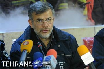 نشست خبری مراسم تشییع شهدای آتش نشان 10