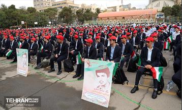 آئین بازگشایی مدرسه البرز 55